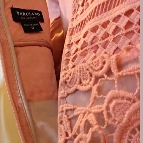 Marciano Traci Lace pink dress size 0 - Picture 5 of 5